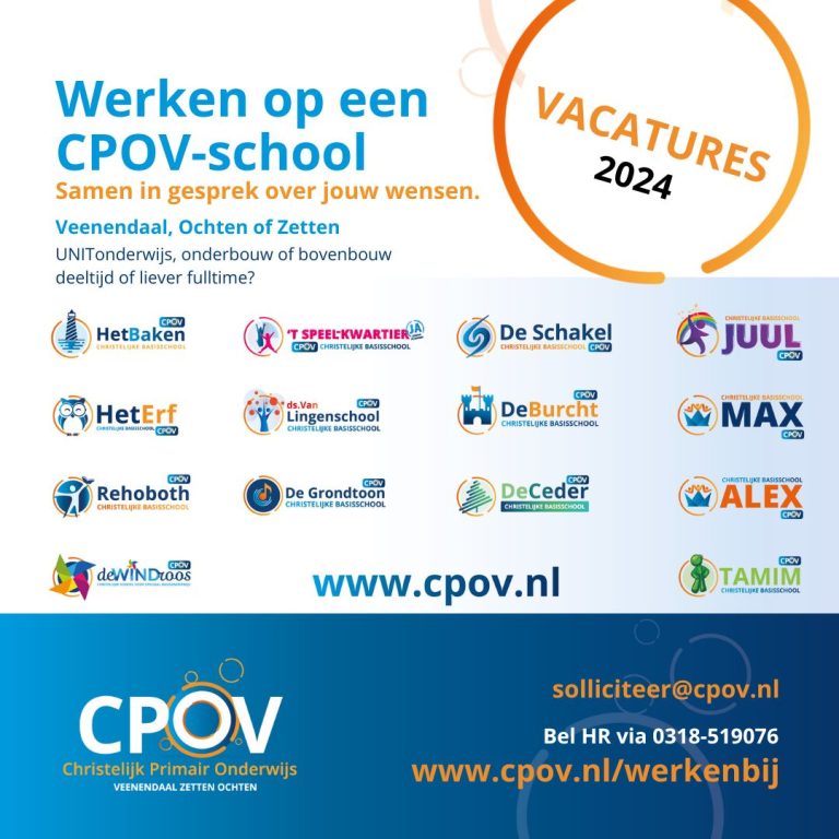 Werken op een CPOV-school - start in de pool