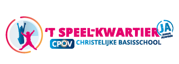 Logo van ’t Speel-Kwartier, christelijke basisschool in Veenendaal en onderdeel van CPOV