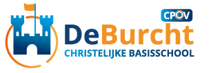 Logo van De Burcht, christelijke basisschool in Veenendaal en onderdeel van CPOV